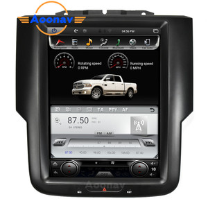 Car GPS Navi Video Radio Multimedia Player For-Dodge RAM 1500 2014-2018 Car Vertical Touch Screen Support Steering Wheel <strong>Control</strong> - Product Image 1