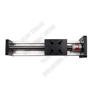 Módulo de mesa deslizante móvil eléctrica de carrera de 100mm ~ 700mm, riel SFU1605, plataforma de guía de escenario lineal cruzada deslizante de husillo de bolas CNC - Product Image 3
