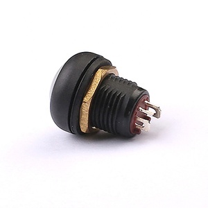 Interruptores de botón momentáneos interruptor de botón de luz LED roja - Product Image 3