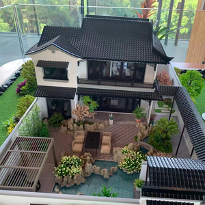 别墅建筑定制3D模型及港湾地基模型 - Product Image 1