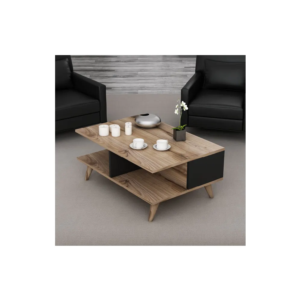 Yaratıcı tasarım ahşap sehpa Modern oturma odası mobilya-M174