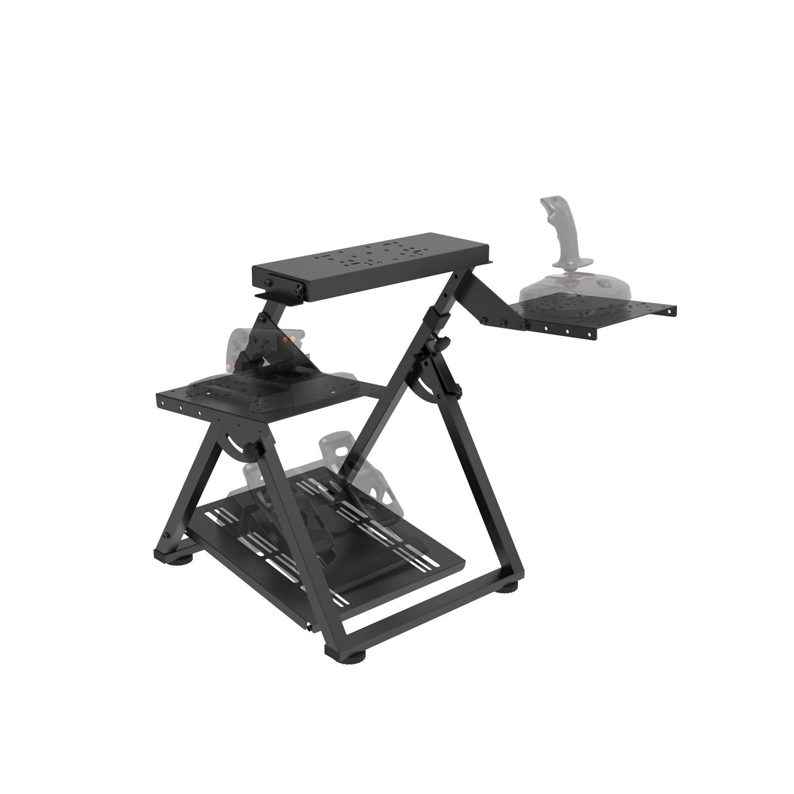Support de simulateur de course noir + support de levier de vitesse