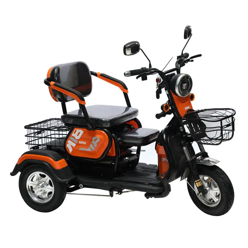 Motocicleta eléctrica de 3 ruedas/Triciclo/scooter para personas mayores 500W Bicitaxi eléctrico country City Road