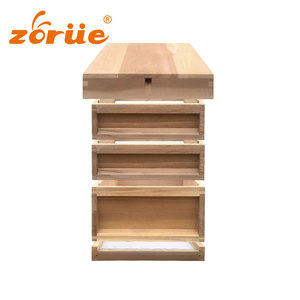 UK Style FSC Beehive for Langstroth System - Insulated Winter Bee Hive Box with Removable Frames, Beekeeping Farm Wooden Hives - Product Image 2