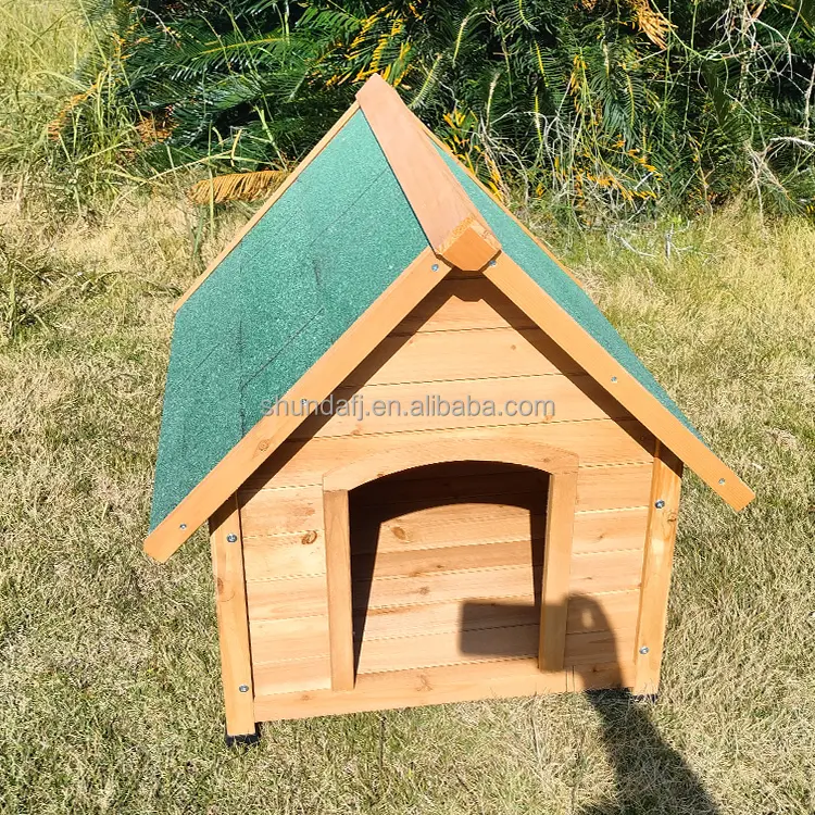 Produttore SDD004 casa all'aperto cane canile gabbie per animali domestici in metallo/gabbia di legno
