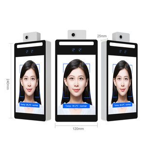 Rakinda F2-FHRS 8 pulgadas Android 7,1 reconocimiento de rostro Tablet con soporte de código QR lector de tarjetas IC y Sensor de temperatura - Product Image 3