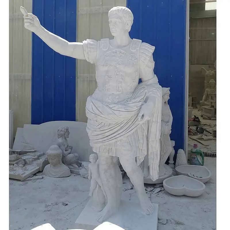 Figura de piedra arenisca de estilo moderno para exteriores, escultura de personaje de estatua, tamaño real, mitológico griego