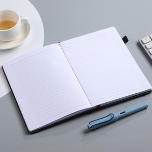 Пользовательский логотип A5 ноутбук эластичный ремешок держатель ручки Pu блокнот напечатанный логотип Дневник Блокнот Книга PU кожаный блокнот - Product Image 5