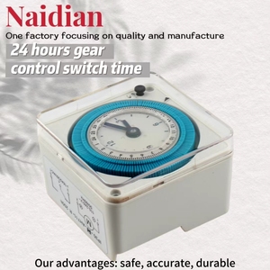 110-240 VAC Mechanical Time Switch <strong>AH711</strong> Quartz-controlled Daily Programmable Switch <strong>Timer</strong> - Product Image 2