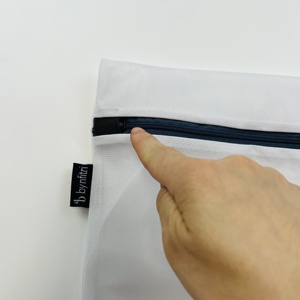 3 pcs סט מכירה לוהטת מותאם אישית לוגו תחתוני רשת כביסה תיק עם רוכסן בתפזורת