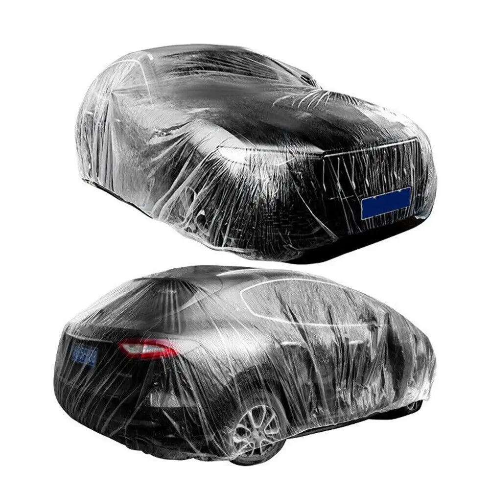 Tampa universal do carro/Dustproof impermeável/PE plástico impermeável protege descartável