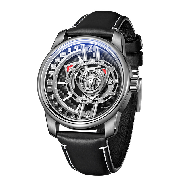 Silver Carbon Fiber Dial