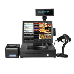 Venta al por mayor programable USB lector de tarjetas magnéticas teclado teclas de membrana nuevos sistemas POS todo en uno para escritorio mecánico - Product Image 6