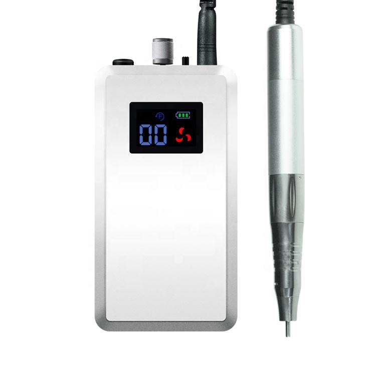 เครื่องเจาะเล็บสีขาว AT-NDB-152 110V ปลั๊ก USA 2.35มม.