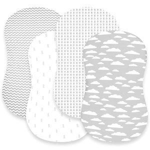 BSCI Manufacturer Soft Bassinet Sheet for Different <strong>Cradle</strong> and Bassinet Mattress Baby <strong>Cradle</strong> Sheet - Product Image 1