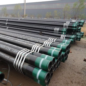 Best <strong>Price</strong> API 5 CT Oil and <strong>Gas</strong> Casing Tube Black Steel Structure <strong>Pipe</strong> for Drill Bit 12m Length BTC &amp; BIS Certified - Product Image 1