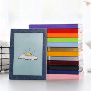 Toptan renkli PVC 4x6 5x7 6x8 inç aile duvar dekoratif fotoğraf çerçevesi plastik fotoğraf çerçeve cam resim çerçevesi - Product Image 3
