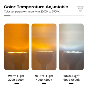 Zigbee สปอตไลท์ LED GU5.3 3.0 MR16 5W ac/dc 12-24V 400-500lm แอป/ เสียง/2.4G RF รีโมทคอนโทรล RGB + CCT> 80สี - Product Image 5