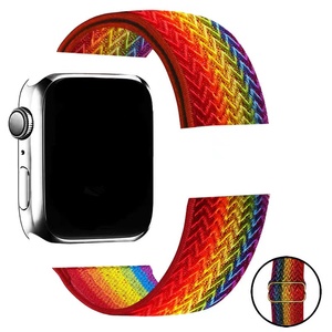 High Quality Multi-Color Loop Strap Nylon Band for <strong>Apple</strong> Watch Sport Strap for <strong>Apple</strong> Watch 8 Ultra 7 6 5 <strong>4</strong> <strong>SE</strong> Series - Product Image 6