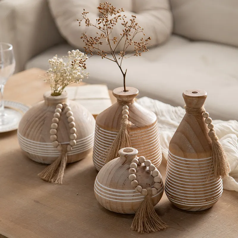Großhandel individuelle moderne kreative Vase Heimdekoration japanischer Stil getrocknete Blumen kleine Vase