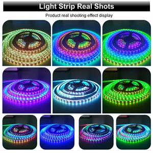 Beliebte RGB 60Led Smart Running Strip LED-Leuchte 24V mit Power Controller Set