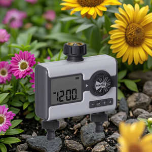 Timer automatico digitale per acqua con Display LCD in plastica per irrigazione da giardino Controller per sistema di irrigazione automatica estiva - Product Image 1
