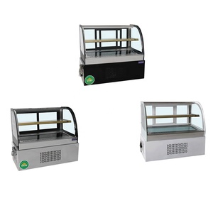 Nhà máy bán trực tiếp máy tính để bàn bằng thép không gỉ góc mát dẫn bánh <span class=keywords><strong>Showcase</strong></span>/bánh <span class=keywords><strong>pasty</strong></span> <span class=keywords><strong>Showcase</strong></span> tủ lạnh tủ trưng bày - Product Image 2