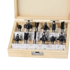木工用12pcs 8毫米柄碳化钨木工刳刨机钻头组 - Product Image 2