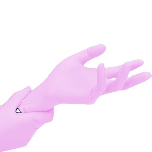 Xs Nitrile Gloves Clean Gloves Tattoo Pearly Protective pink 5mil Think Labor protection High Quality