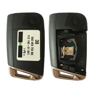 CN001067 for <strong>Vw</strong> Golf Polo Touran Etc 3 Button Flip <strong>Key</strong> Fob Car Remotes <strong>Key</strong> 5g0 959 752 BC 434mzh Keyless GO - Product Image 2