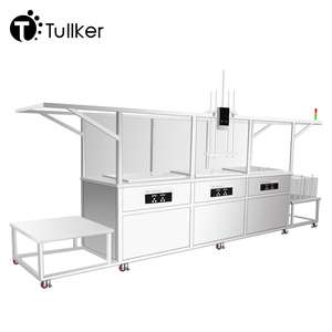 Tullker Three Station Halbautomati scher Ultraschall reiniger Laden Entladen Port Lifting Manipulator Ultra Sonic Reinigungs kammer - Product Image 3
