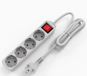 10A 16A European Standard <strong>Socket</strong> 3M 5M CCA Power Line <strong>Multi</strong> <strong>Functional</strong> Power Strip <strong>with</strong> Independent <strong>Switch</strong> Overload Protection - Product Image 4