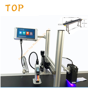 Üretim tarihi ve parti numarası çevrimiçi kodlama için EQD-S10UV + tran çabuk kuruyan tip otomatik yüksek hızlı mürekkep püskürtmeli kodlama makinesi