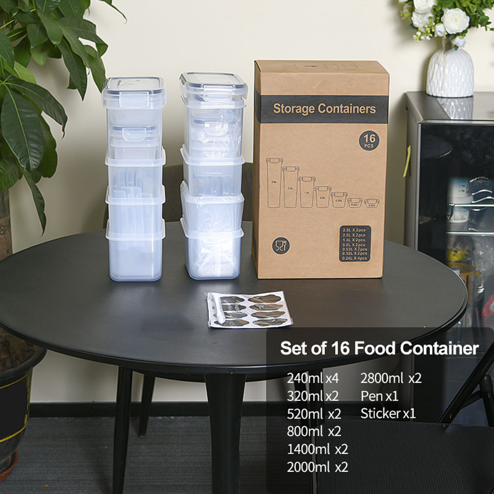 Large and small 16-piece set