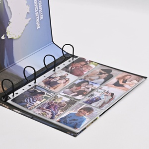 Benutzer definierte Großhandel Druck karton 9 Tasche 3 Ringe Binder Budget Planer Tagebuch Notizbuch und Album für Schule und Büro