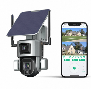 20x optik Zoom 6MP UHD açık 4G güneş kamera çift Lens 360 Ptz IP Wifi akıllı güvenlik düşük güç iki yönlü ses bulut veri - Product Image 1