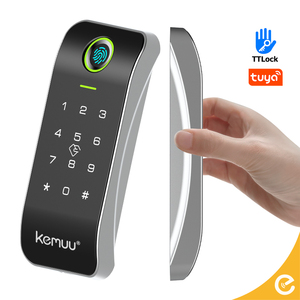 Kemuu ล็อคนิรภัยสำหรับเด็ก, กุญแจใส่รหัสอัจฉริยะล็อคดิจิตอลล็อคอัจฉริยะตู้ลายนิ้วมือ - Product Image 1