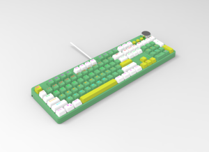 104键机械游戏键盘LED蓝色背光和带蓝色开关的有线USB - Product Image 6