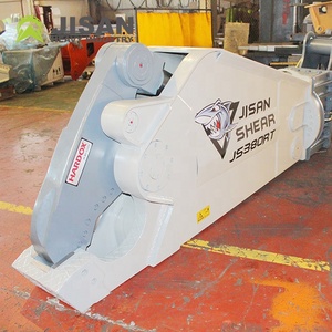 Demolition Excavator Attachment Equipment Hydraulic <strong>Scrap</strong> Shear Metal <strong>Cutter</strong> for Sale