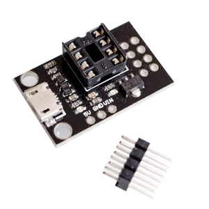 Scheda di sviluppo collegabile per connettore di alimentazione Micro Usb Editor di programmazione ATtiny13A/ATtiny25/ATtiny45/ATtiny85 - Product Image 1