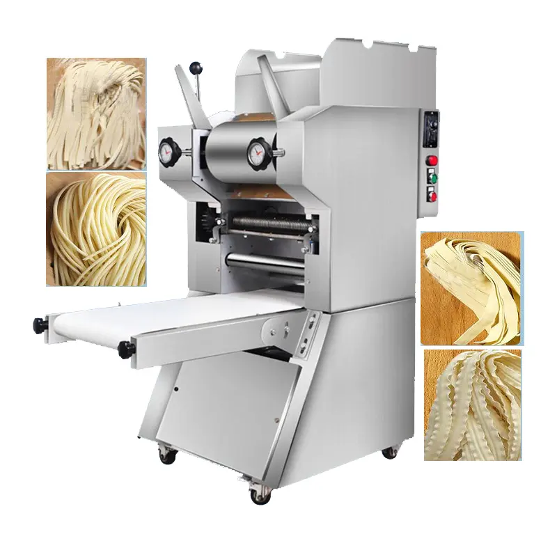 Máquina de fideos Ramen, fabricante de fideos superventas, Ramen máquina automática de fideos frescos, máquina de prensado de 75 KG/H, 1 Juego