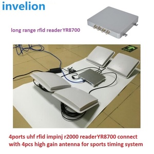 Marathon-Lector de etiquetas de largo alcance, 1-35m, RS232/TCP/IP RJ45 Ethernet UHF RFID EPC2 con 4 puertos, se aplica en el sistema de sincronización de carreras deportivas - Product Image 3