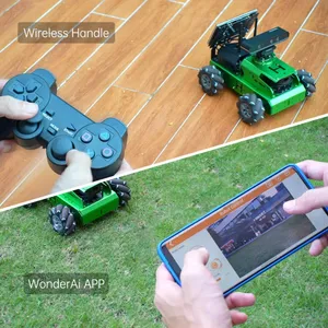 Waveshare JetBot Smart AI Kit автомобильный робот с питанием от Jetson Nano официальный партнер поддержка ROS ros ROS Robot операционная система ros Robot - Product Image 4