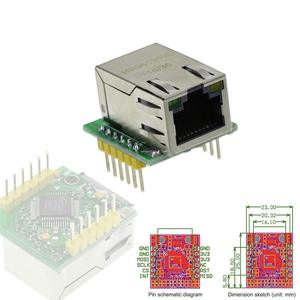 Taidacent TCP IP pila de protocolo SPI a RJ45 adaptador Ethernet WIZ850IO Ethernet Shield USR-ES1 W5500 módulo