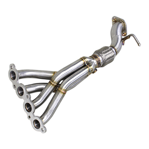 YK หัวต่อการไหลแบบอิสระสำหรับ MAZDA 3 Axela 1.5L/2.0L 2014-2023สแตนเลสสตีล4ถึง1ท่อร่วมปรับจูนระบบที่อ่อนล้า