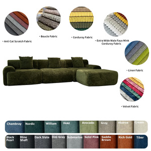 Современная модульная доступная мебель с эффектом памяти, вакуумная упаковка, Большой Угловой сжатый губчатый диван из Китая - Product Image 2