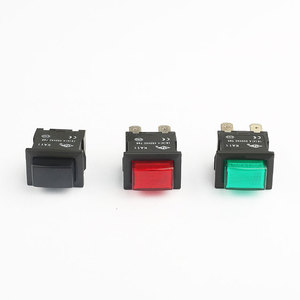 16A 250V AC T85 2pin 4pin illuminato a scatto rettangolo momentaneo interruttore a pulsante in plastica - Product Image 6