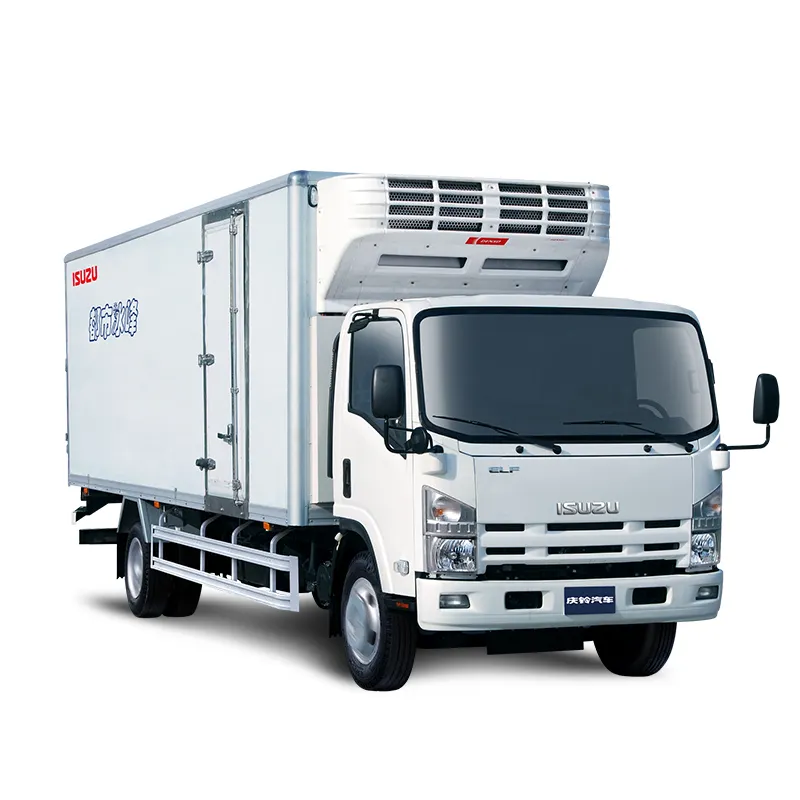 ISUZU camiones refrigerados Thermo King congelador caja de camión 4,8 toneladas alimentos congelados Japón 16 pies refrigerador coches para la venta