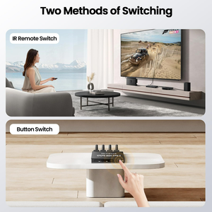 SYONG 5x1 8K @ 60Hz HDMI 2,1 Switch 4K @ 120Hz Ultra HD Switch 5 Fuentes a 1 Pantalla 5 en 1 salida HDMI Switch Control remoto - Product Image 4