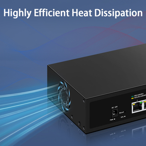 Conmutador de 10G, conmutador de red gestionado por Web de 5 puertos, conmutador Ethernet de laboratorio doméstico gestionado inteligente de 10000Mbps, cliente LACP/VLAN/DHCP - Product Image 6